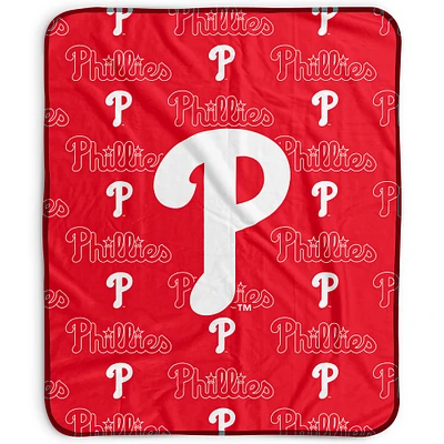 Pegasus Philadelphia Phillies 50" x 60" Repeat Wordmark Fleece Blanket