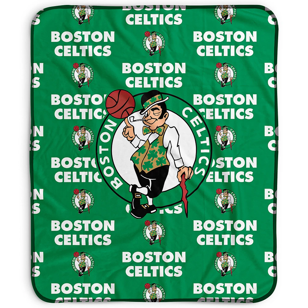 Pegasus Boston Celtics 50" x 60" Repeat Wordmark Fleece Blanket