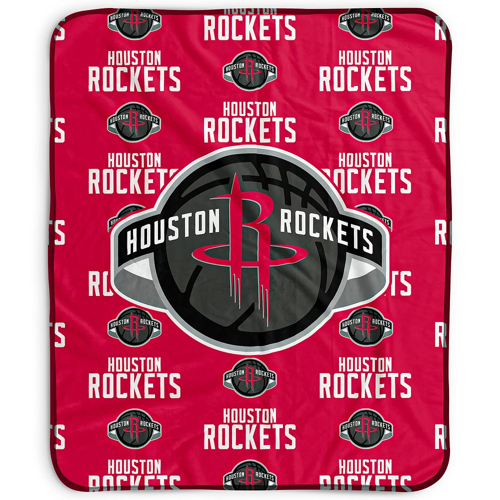 Pegasus Houston Rockets 50" x 60" Repeat Wordmark Fleece Blanket