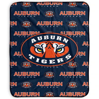Pegasus Auburn Tigers 50" x 60" Repeat Wordmark Fleece Blanket