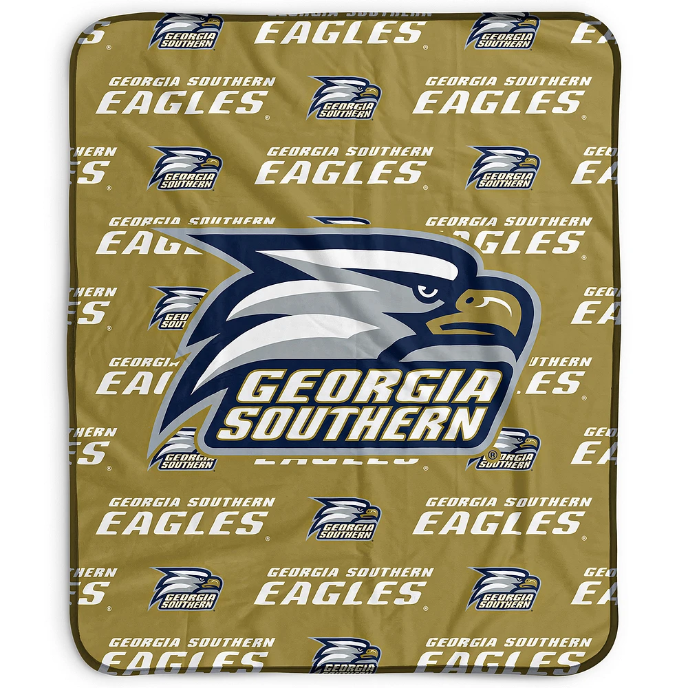 Pegasus Georgia Southern Eagles 50" x 60" Repeat Wordmark Fleece Blanket