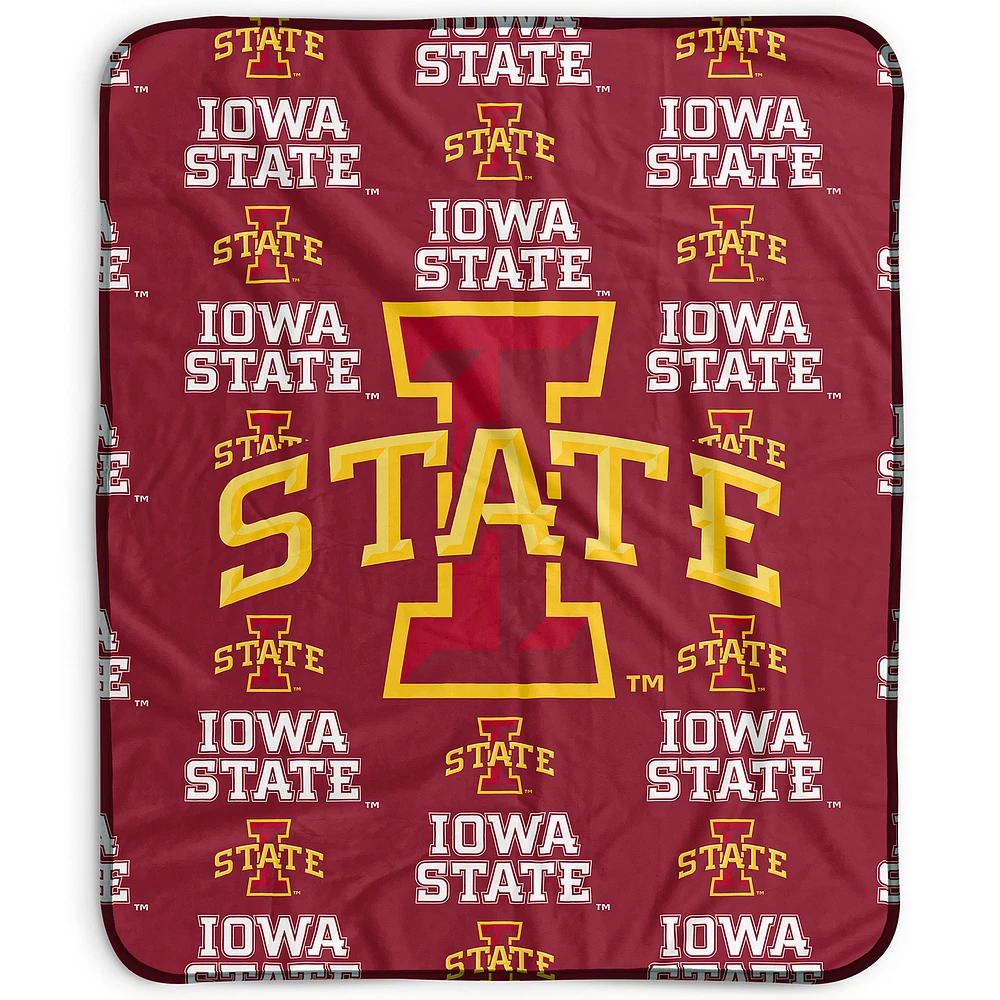 Pegasus Iowa State Cyclones 50" x 60" Repeat Wordmark Fleece Blanket