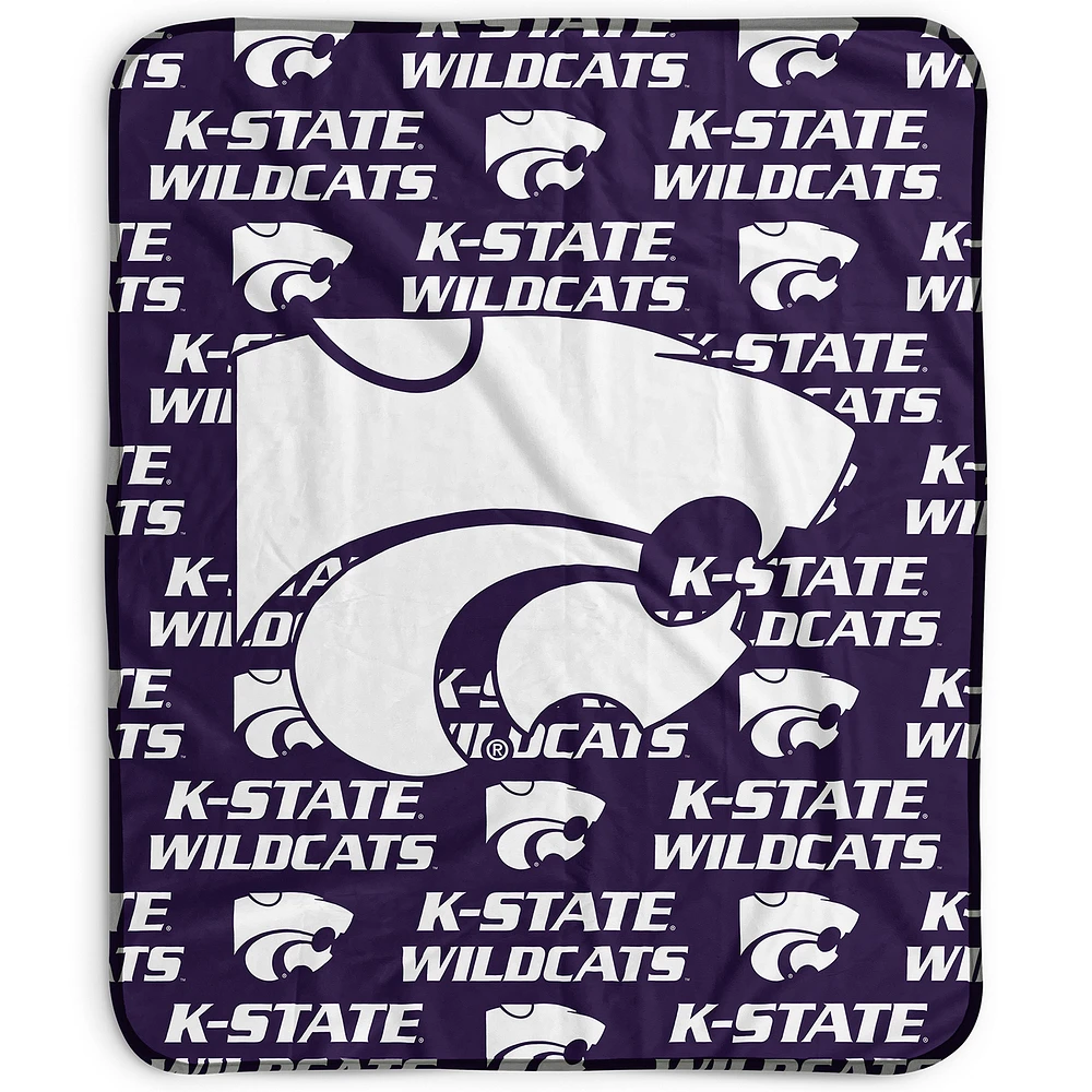 Pegasus Kansas State Wildcats 50" x 60" Repeat Wordmark Fleece Blanket