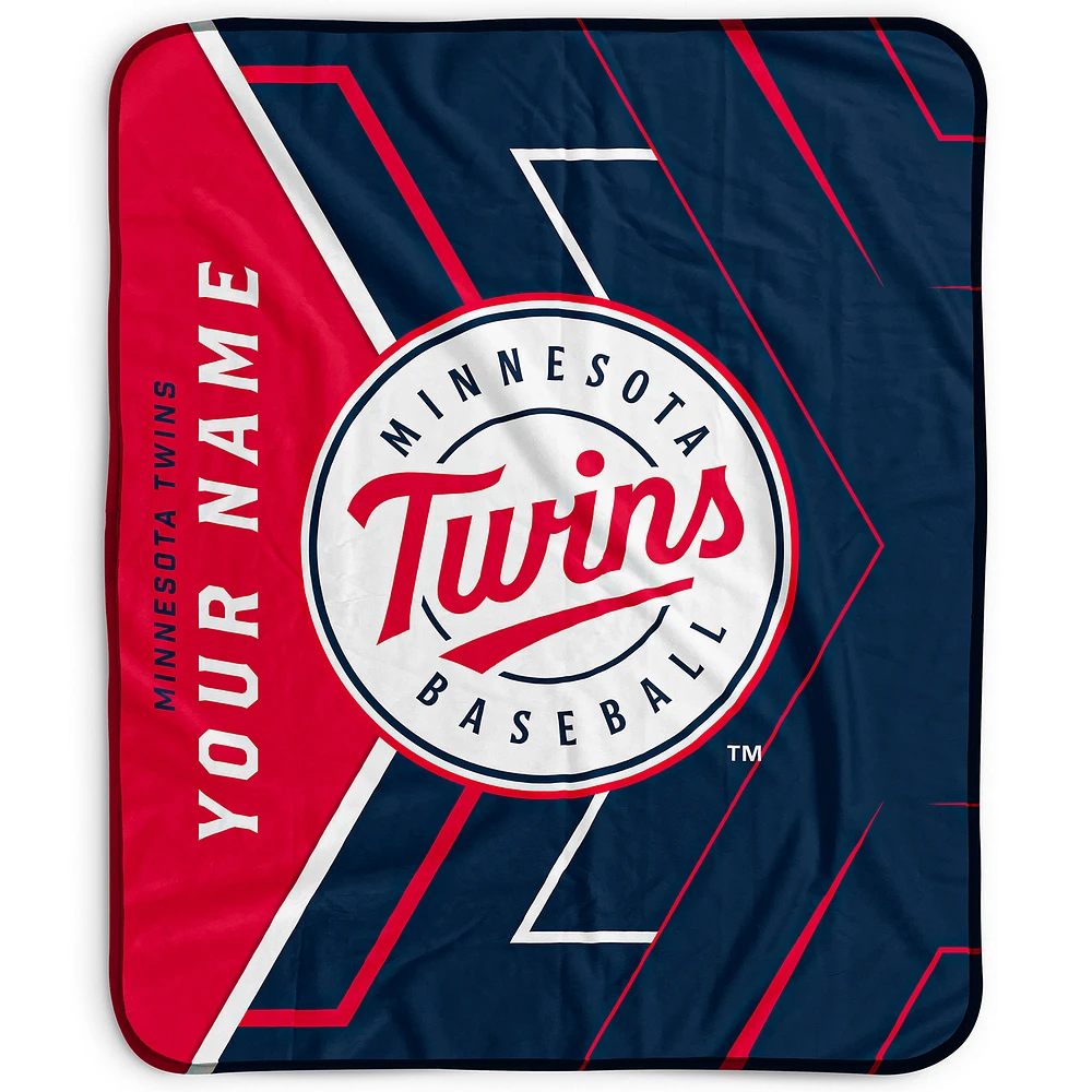 Pegasus Minnesota Twins 50" x 60" Arrow Personalized Fleece Blanket