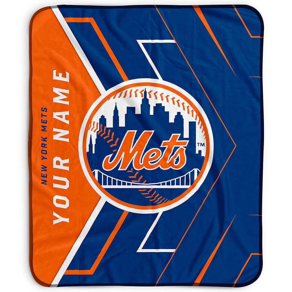 Pegasus New York Mets 50" x 60" Arrow Personalized Fleece Blanket