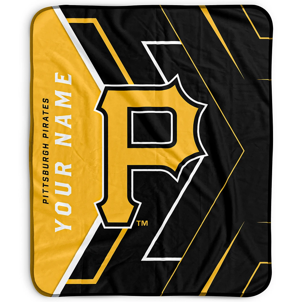 Pegasus Pittsburgh Pirates 50" x 60" Arrow Personalized Fleece Blanket