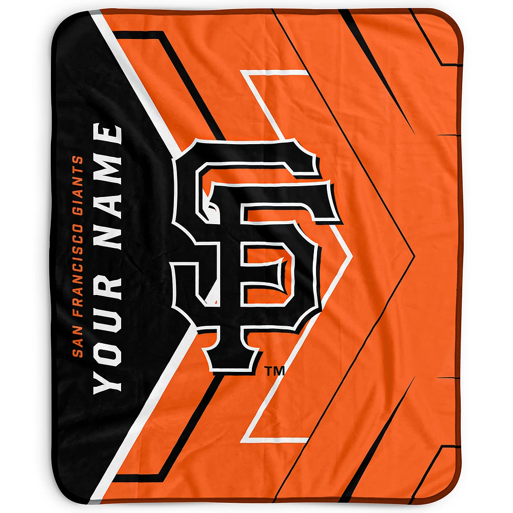Pegasus San Francisco Giants 50" x 60" Arrow Personalized Fleece Blanket