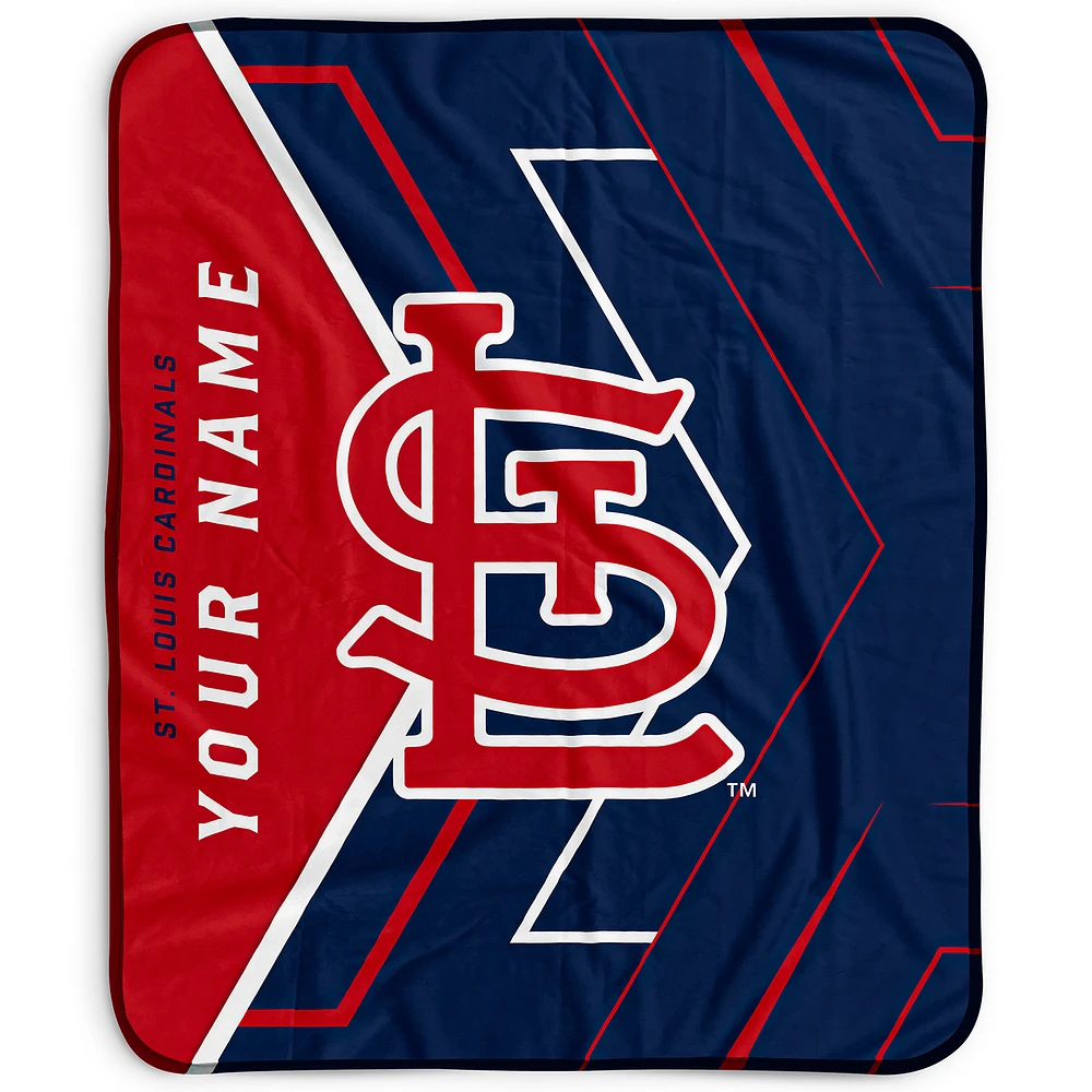 Pegasus St. Louis Cardinals 50" x 60" Arrow Personalized Fleece Blanket