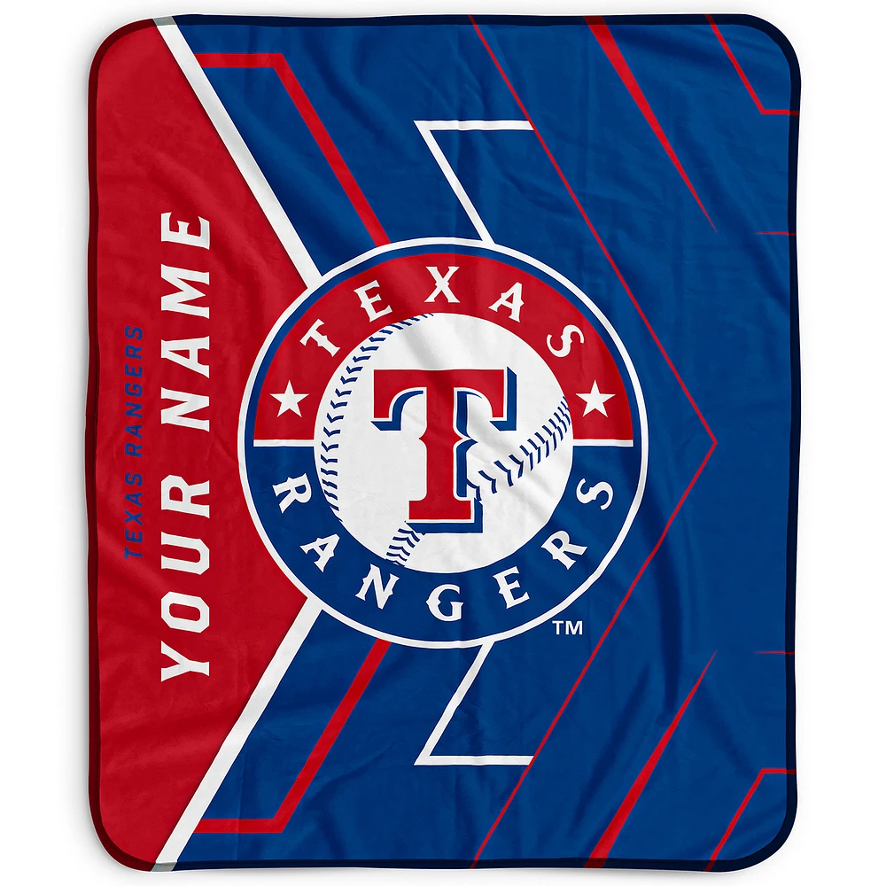 Pegasus Texas Rangers 50" x 60" Arrow Personalized Fleece Blanket