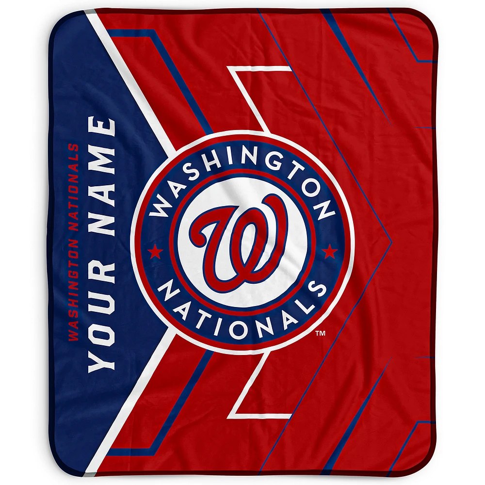 Pegasus Washington Nationals 50" x 60" Arrow Personalized Fleece Blanket