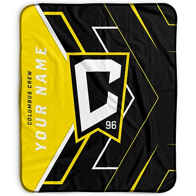 Pegasus Columbus Crew 50" x 60" Arrow Personalized Fleece Blanket