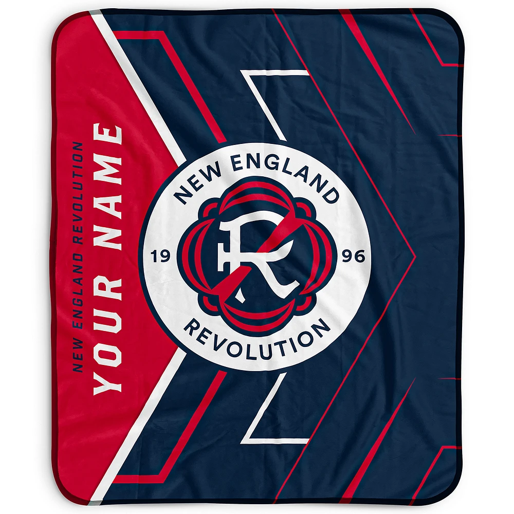 Pegasus New England Revolution 50" x 60" Arrow Personalized Fleece Blanket