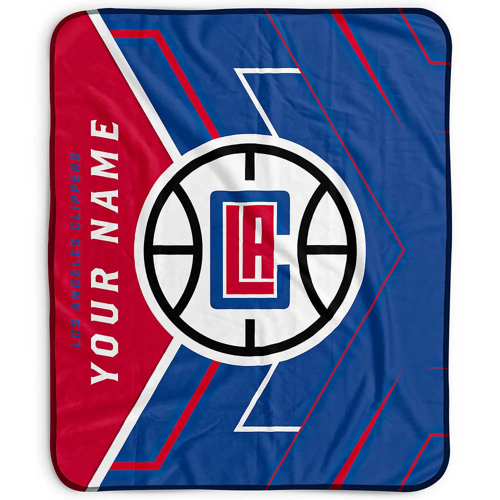 Pegasus LA Clippers 50" x 60" Arrow Personalized Fleece Blanket