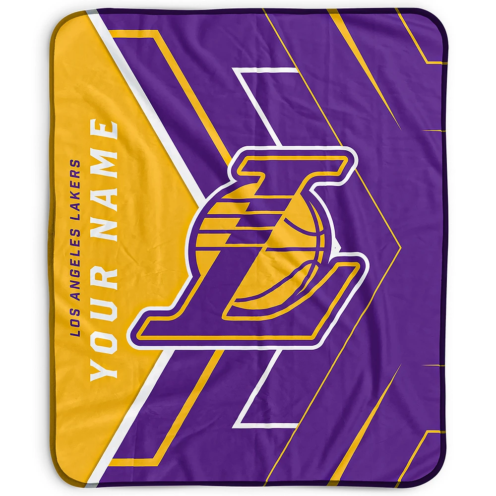 Pegasus Los Angeles Lakers 50" x 60" Arrow Personalized Fleece Blanket