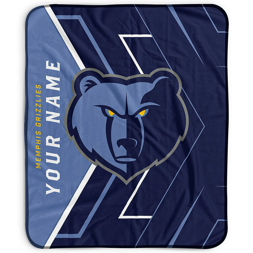 Pegasus Memphis Grizzlies 50" x 60" Arrow Personalized Fleece Blanket