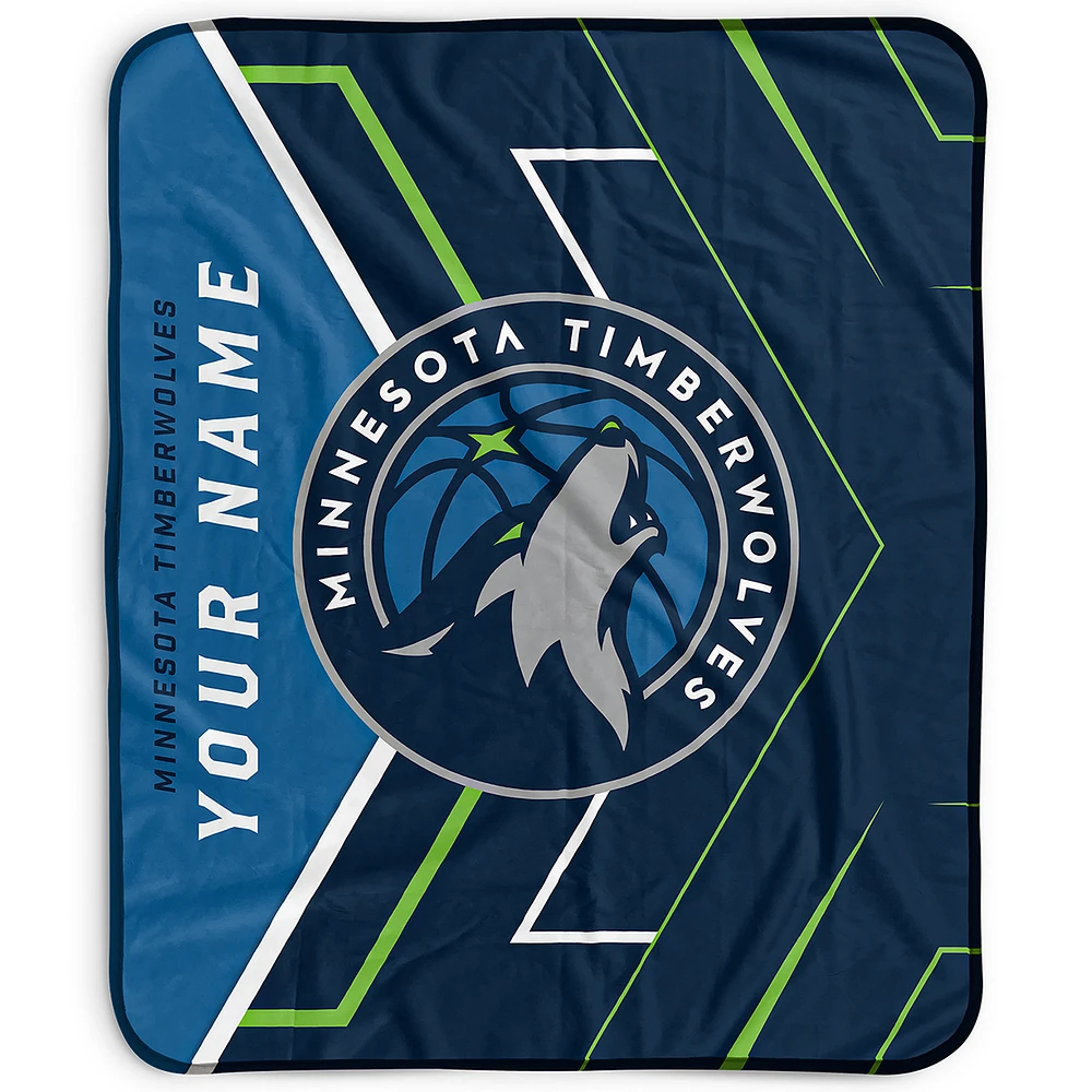 Pegasus Minnesota Timberwolves 50" x 60" Arrow Personalized Fleece Blanket