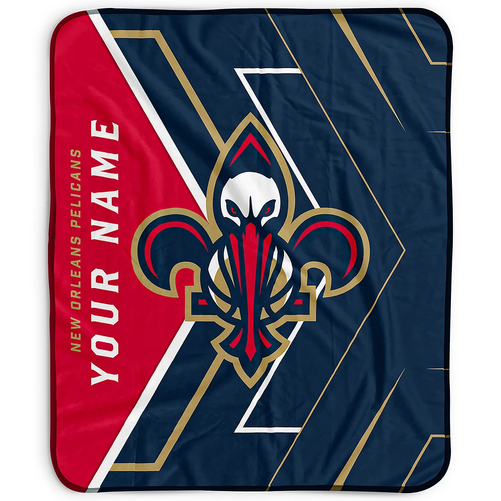 Pegasus New Orleans Pelicans 50" x 60" Arrow Personalized Fleece Blanket