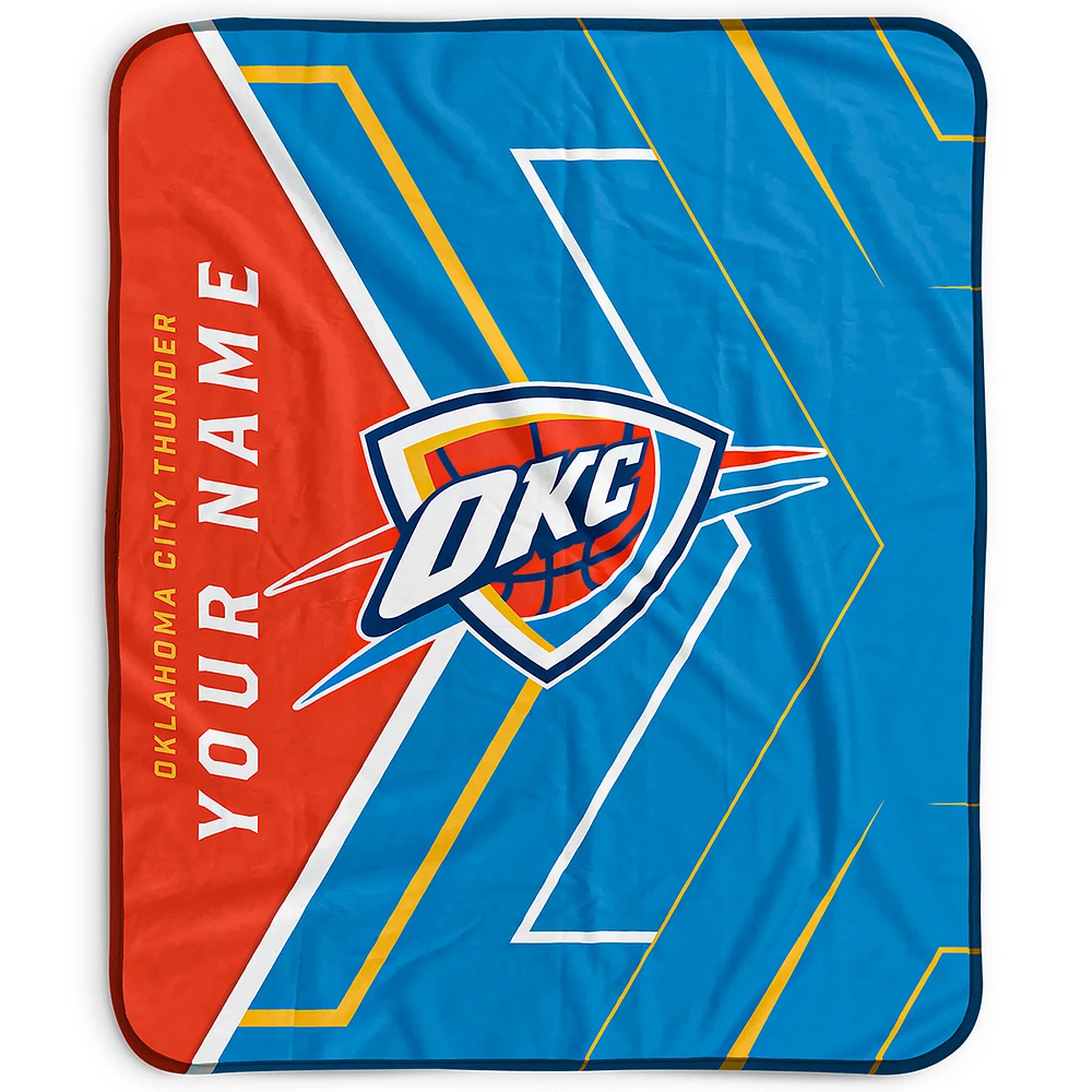 Pegasus Oklahoma City Thunder 50" x 60" Arrow Personalized Fleece Blanket