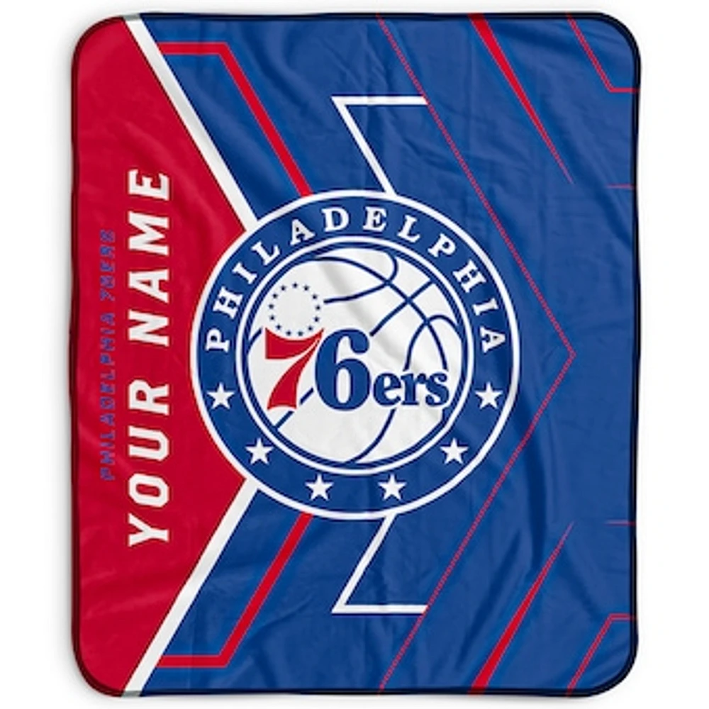 Pegasus Philadelphia 76ers 50" x 60" Arrow Personalized Fleece Blanket