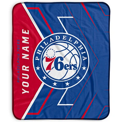 Pegasus Philadelphia 76ers 50" x 60" Arrow Personalized Fleece Blanket
