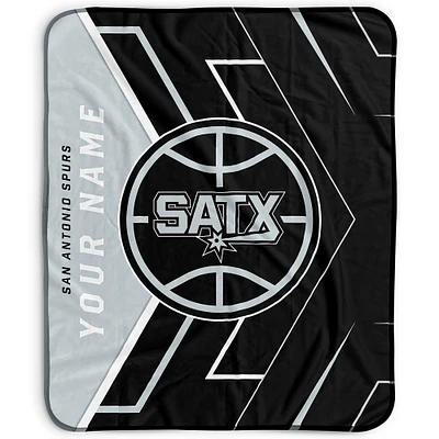 Pegasus San Antonio Spurs 50" x 60" Arrow Personalized Fleece Blanket