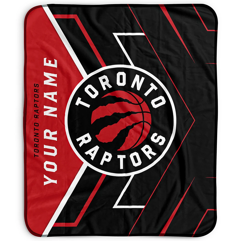 Pegasus Toronto Raptors 50" x 60" Arrow Personalized Fleece Blanket