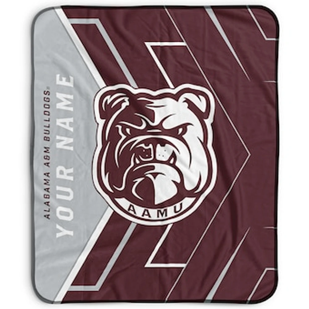 Pegasus Alabama A&M Bulldogs 50" x 60" Arrow Personalized Fleece Blanket