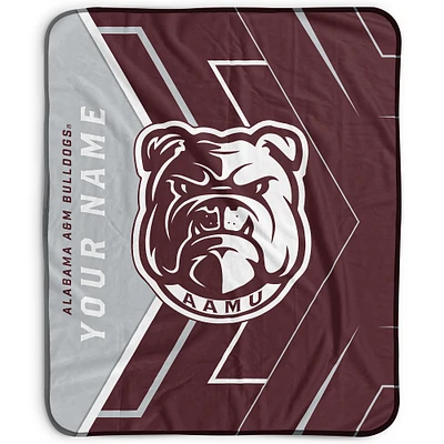 Pegasus Alabama A&M Bulldogs 50" x 60" Arrow Personalized Fleece Blanket