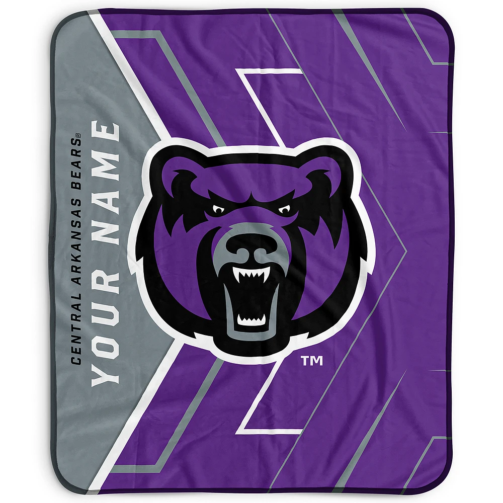 Pegasus Central Arkansas Bears 50" x 60" Arrow Personalized Fleece Blanket