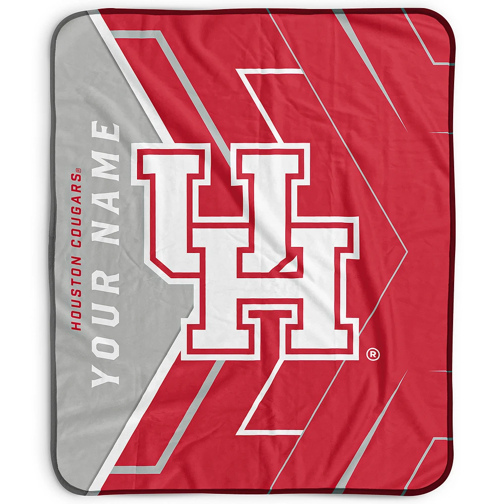 Pegasus Houston Cougars 50" x 60" Arrow Personalized Fleece Blanket
