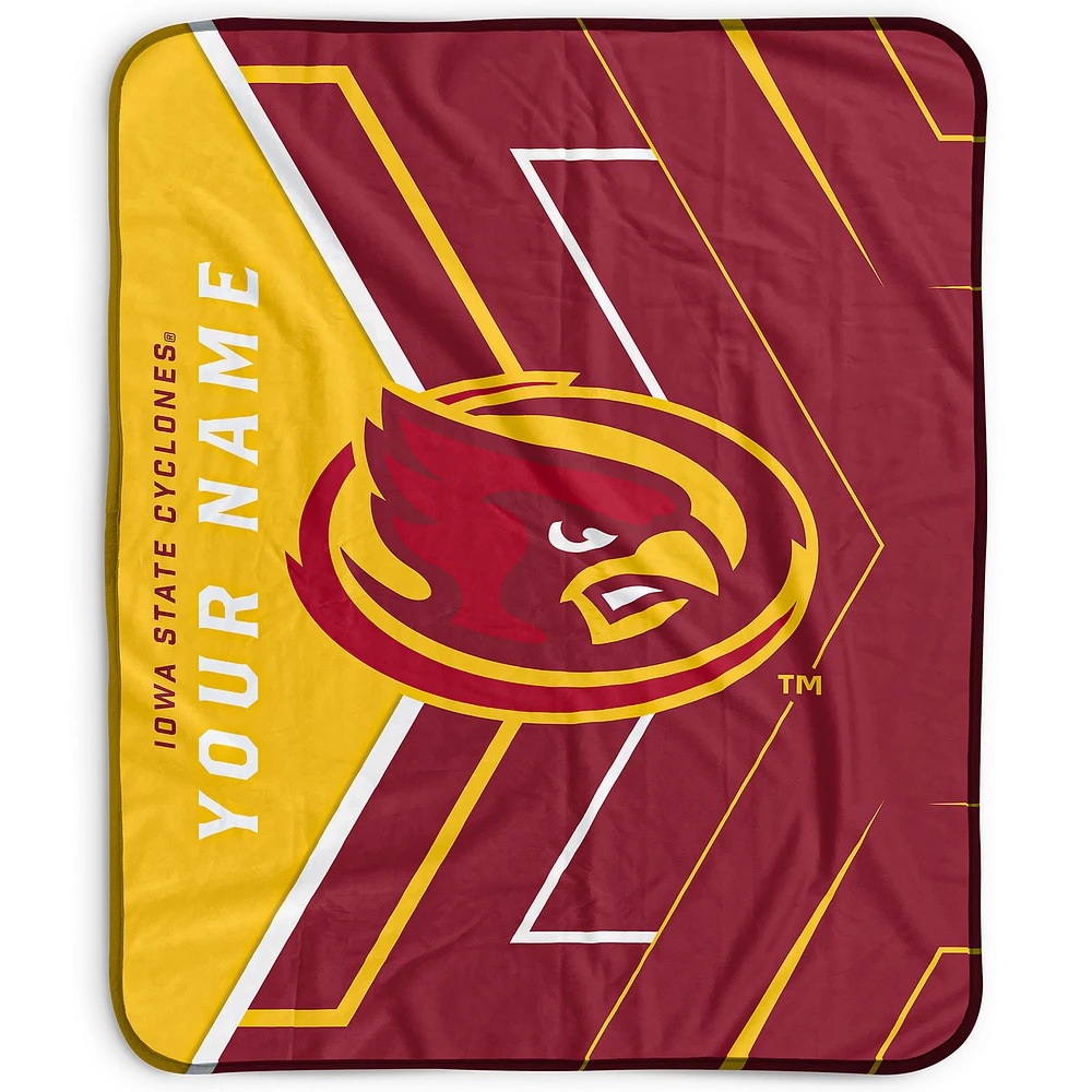 Pegasus Iowa State Cyclones 50" x 60" Arrow Personalized Fleece Blanket