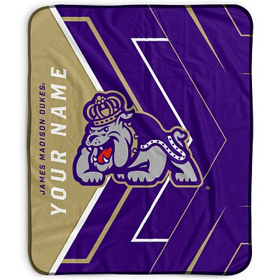 Pegasus James Madison Dukes 50" x 60" Arrow Personalized Fleece Blanket