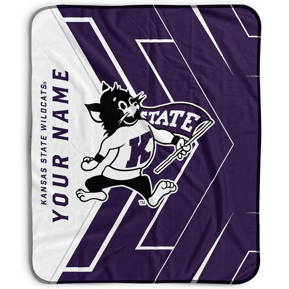 Pegasus Kansas State Wildcats 50" x 60" Arrow Personalized Fleece Blanket