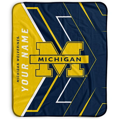 Pegasus Michigan Wolverines 50" x 60" Arrow Personalized Fleece Blanket