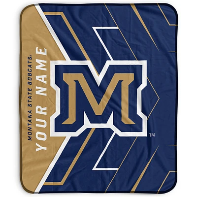 Pegasus Montana State Bobcats 50" x 60" Arrow Personalized Fleece Blanket