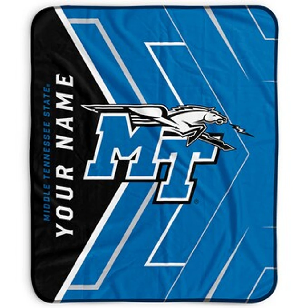 Pegasus Middle Tennessee State University Lightning 50" x 60" Arrow Personalized Fleece Blanket