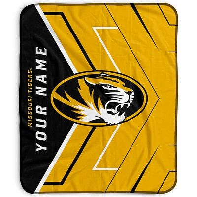 Pegasus Missouri Tigers 50" x 60" Arrow Personalized Fleece Blanket