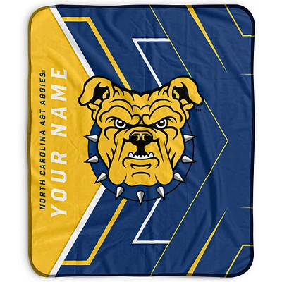 Pegasus North Carolina A&T Aggies 50" x 60" Arrow Personalized Fleece Blanket