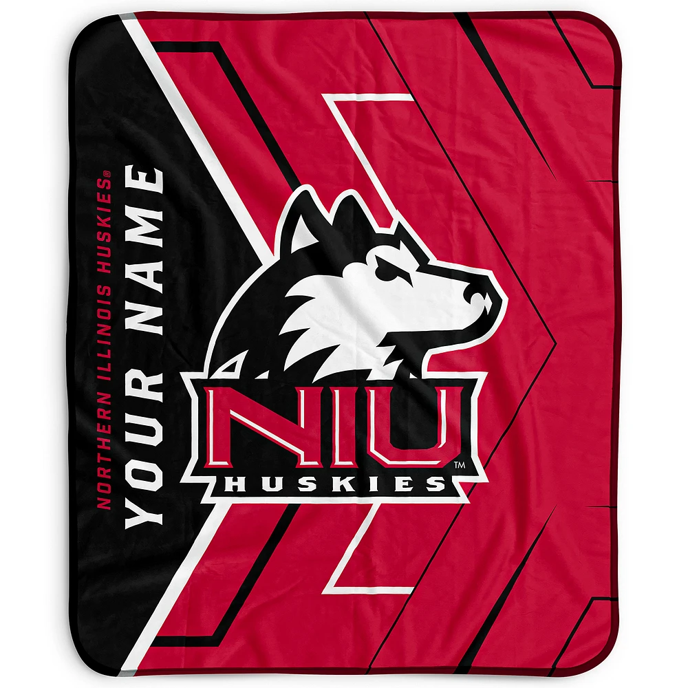Pegasus Northern Illinois Huskies 50" x 60" Arrow Personalized Fleece Blanket