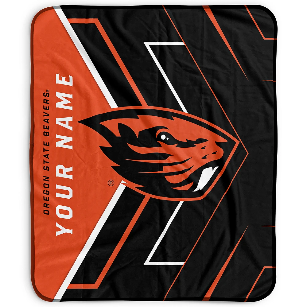 Pegasus Oregon State Beavers 50" x 60" Arrow Personalized Fleece Blanket