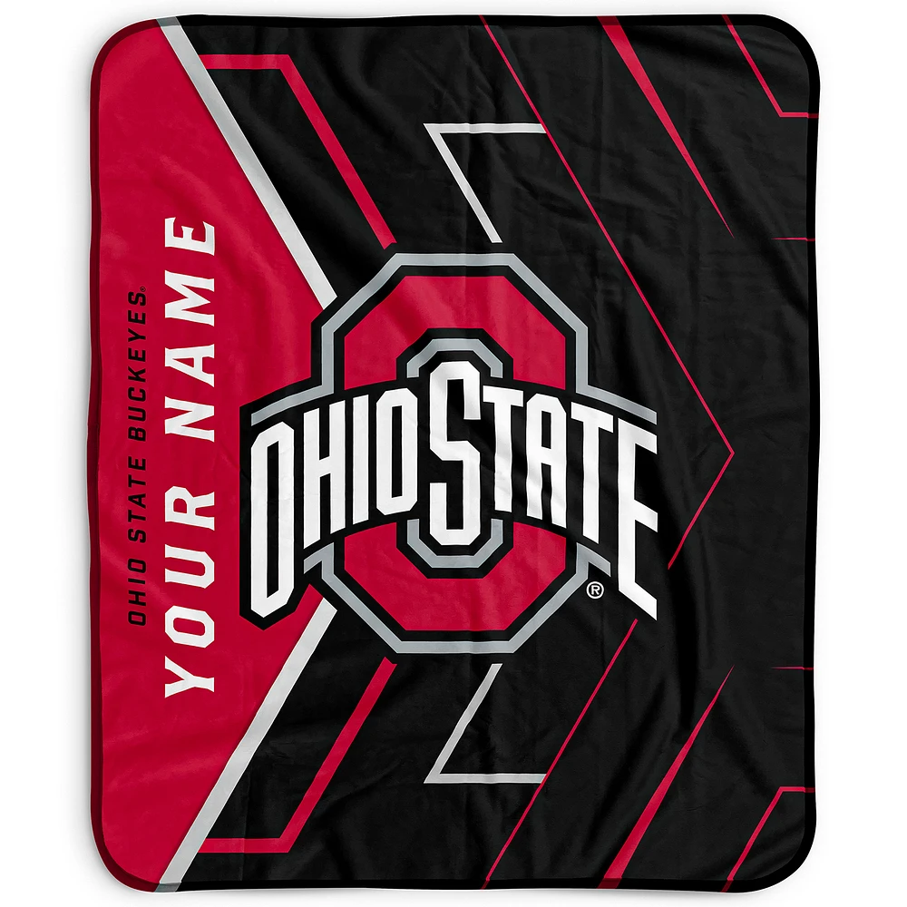 Pegasus Ohio State Buckeyes 50" x 60" Arrow Personalized Fleece Blanket