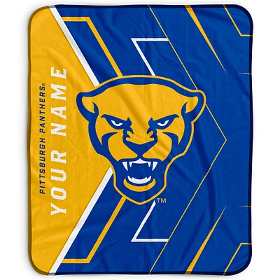 Pegasus Pitt Panthers 50" x 60" Arrow Personalized Fleece Blanket