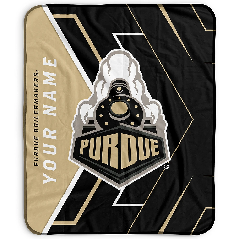 Pegasus Purdue Boilermakers 50" x 60" Arrow Personalized Fleece Blanket