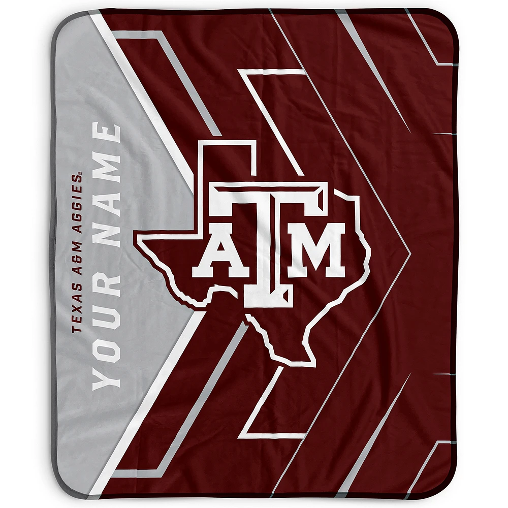 Pegasus Texas A&M Aggies 50" x 60" Arrow Personalized Fleece Blanket