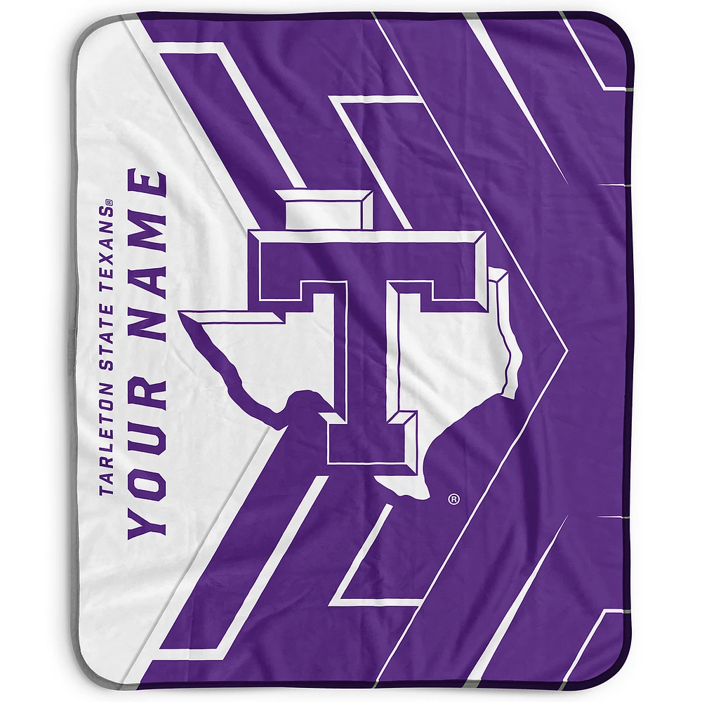 Pegasus Tarleton State Texans 50" x 60" Arrow Personalized Fleece Blanket