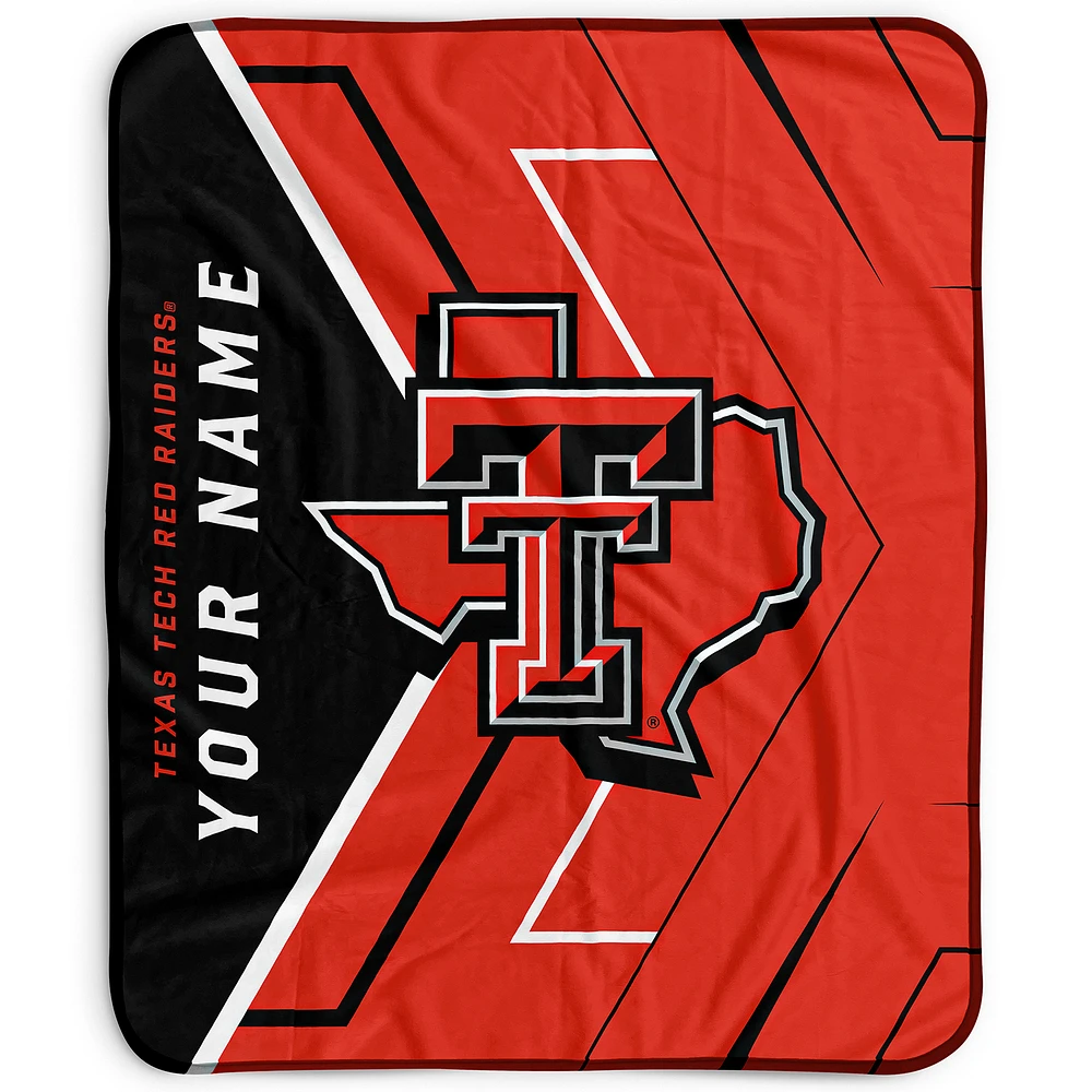 Pegasus Texas Tech Red Raiders 50" x 60" Arrow Personalized Fleece Blanket
