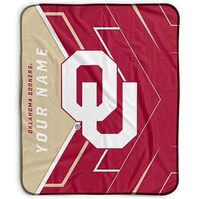 Pegasus Oklahoma Sooners 50" x 60" Arrow Personalized Fleece Blanket