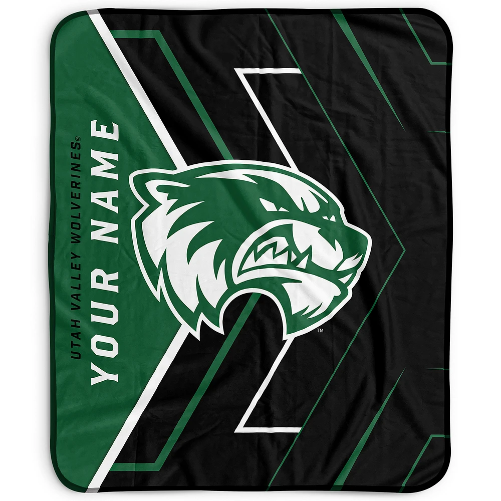 Pegasus Utah Valley Wolverines 50" x 60" Arrow Personalized Fleece Blanket