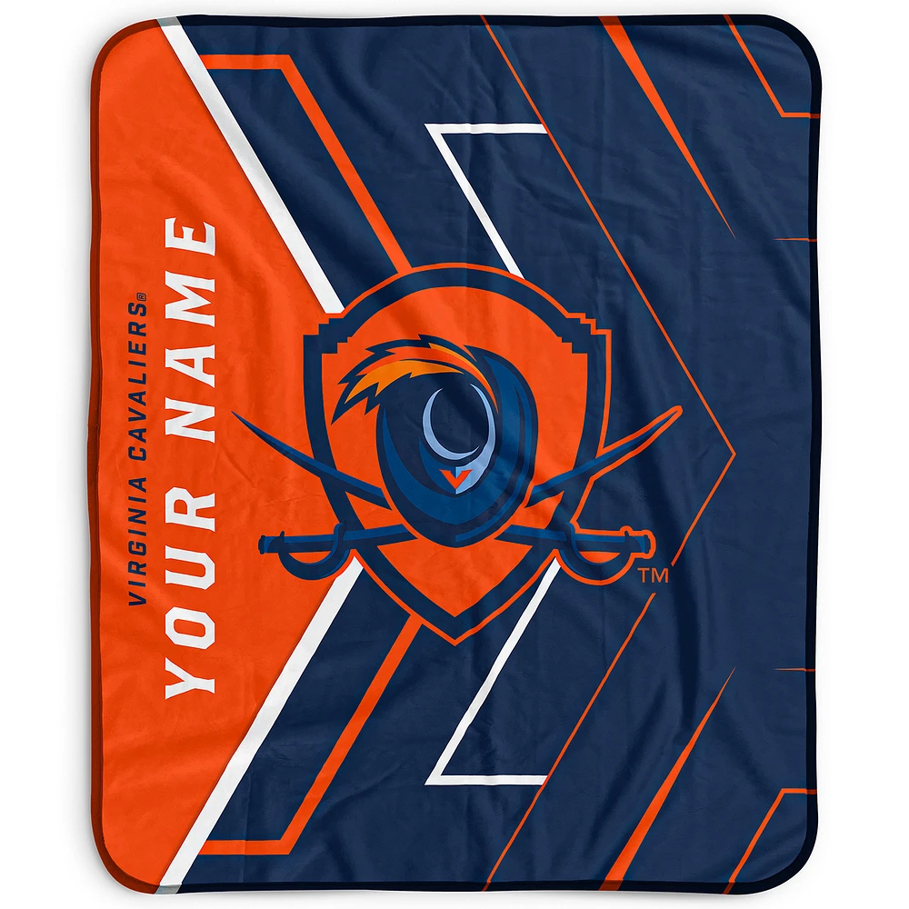 Pegasus Virginia Cavaliers 50" x 60" Arrow Personalized Fleece Blanket