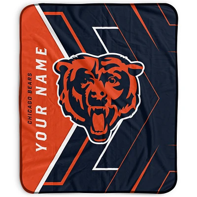 Pegasus Chicago Bears 50" x 60" Arrow Personalized Fleece Blanket
